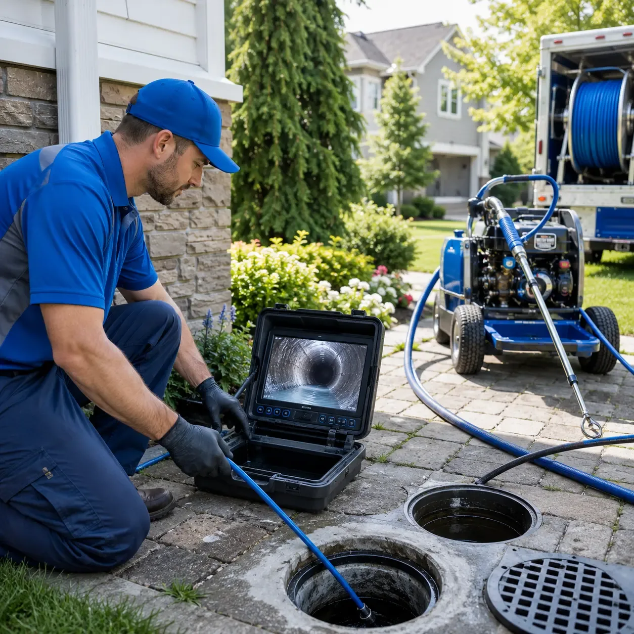 Outdoor drain cleaning professionals serving Center Line, MI
